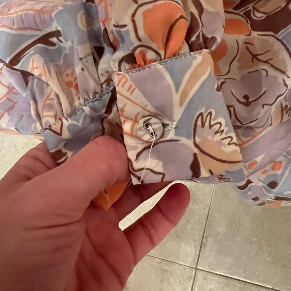 Kittenish L/S Button Down Blouse - Picture 10 of 13